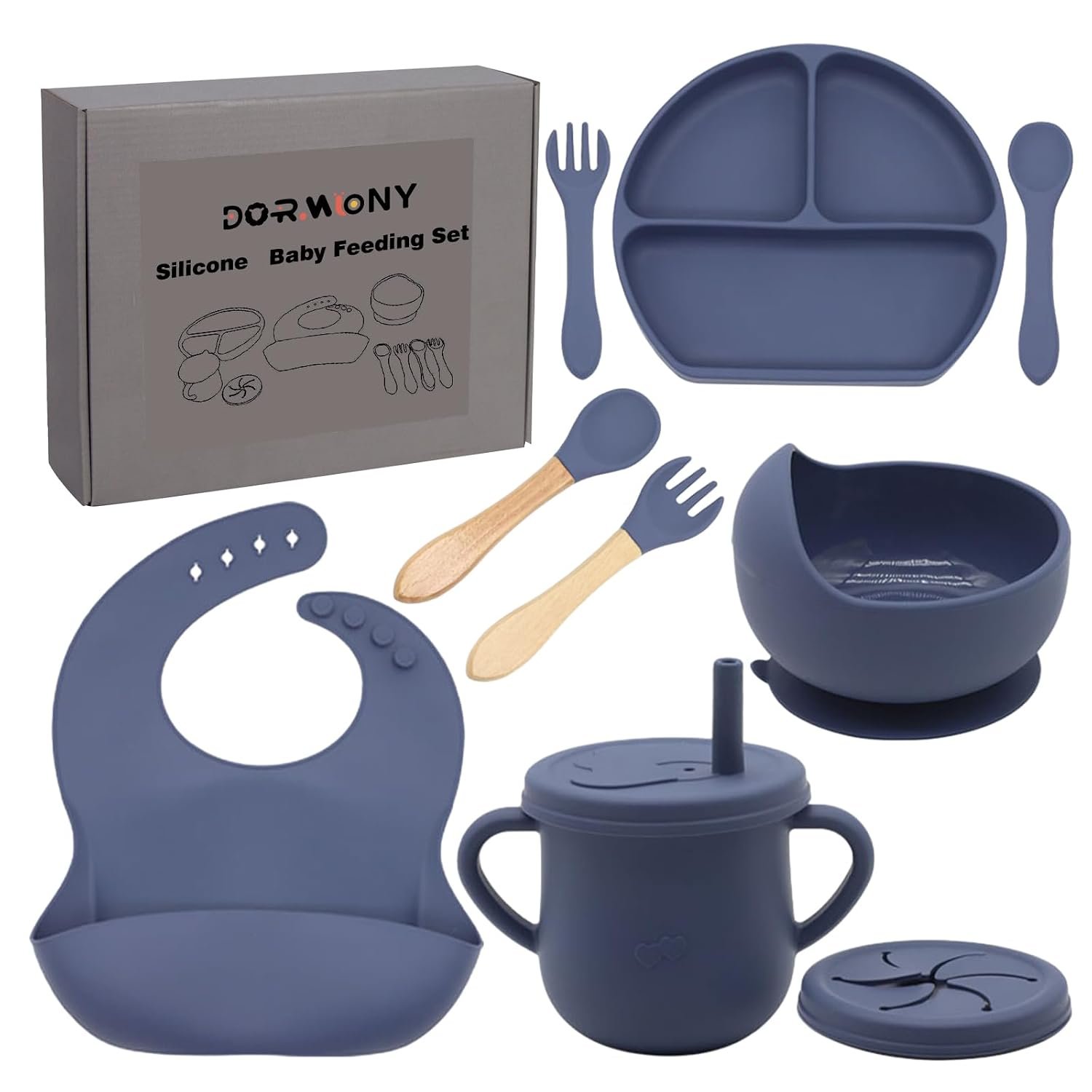 100% Silicone Baby Feeding Set: A Practical Guide to Baby Dishes, Utensils, and Mealtime Organization